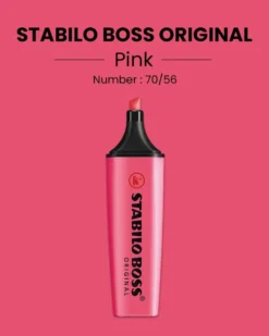 Tekstmarker Stabilo boss pink 56