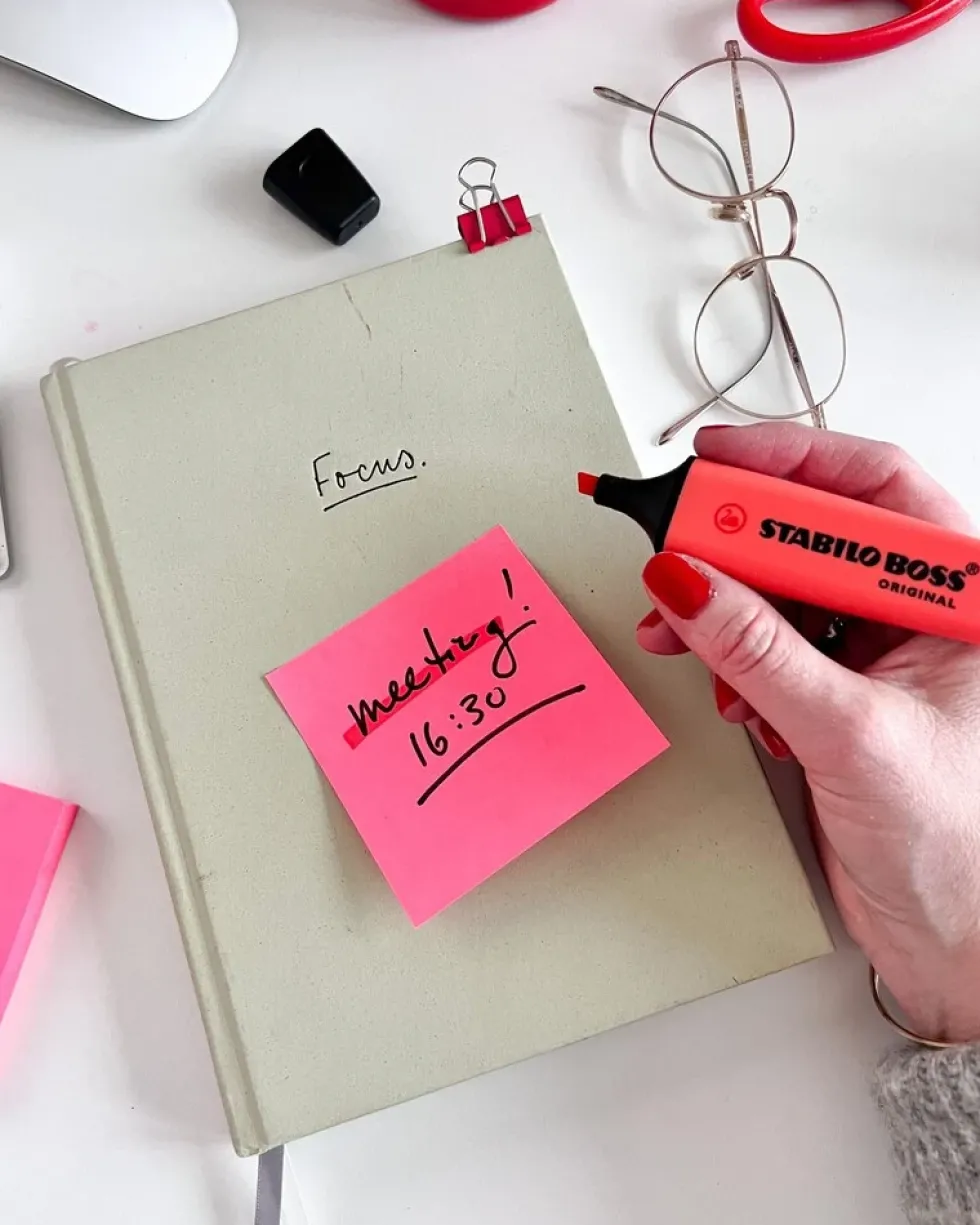 Tekstmarker Stabilo boss pink 56