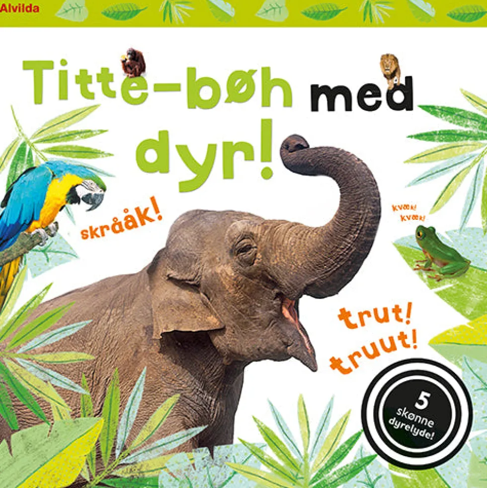 Titte-bøh med dyr! Papbog med 5 skønne lyde