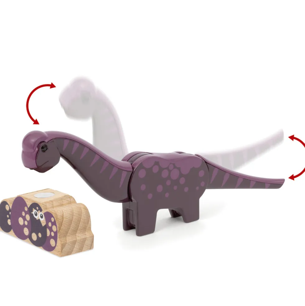 Togbanesæt med dinosaurer