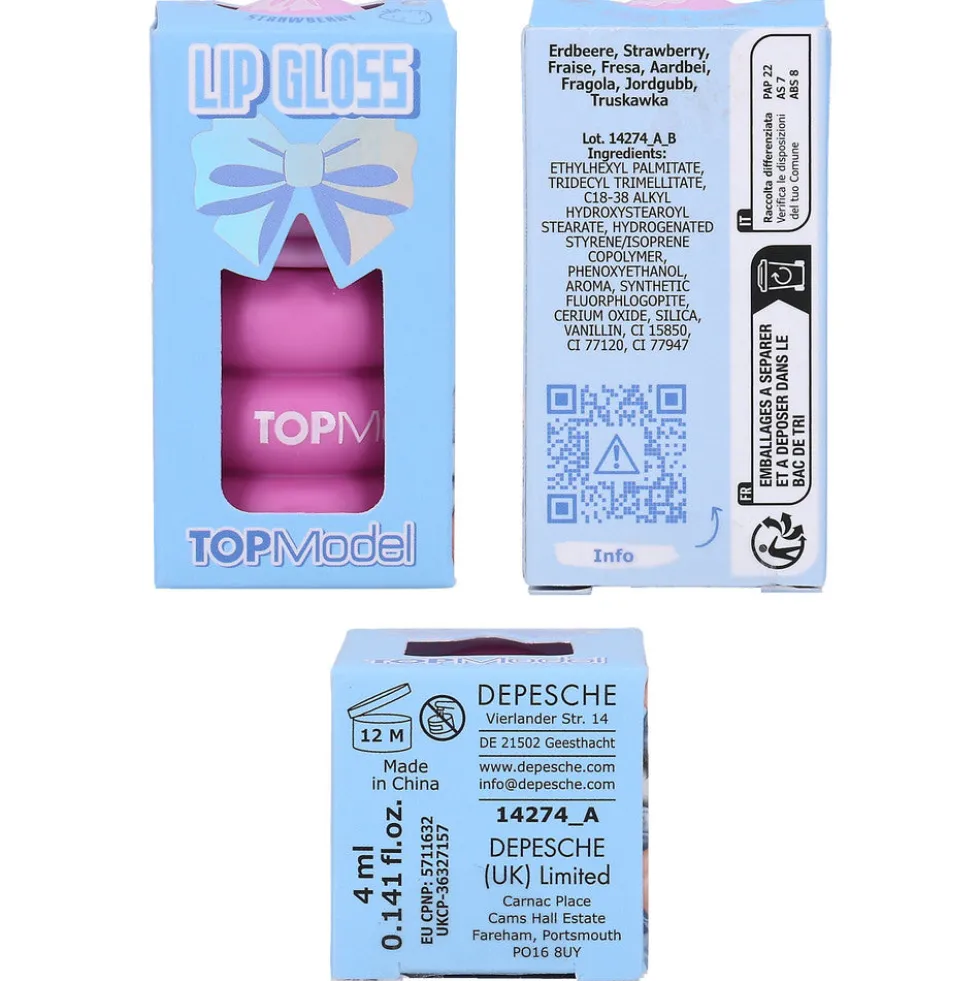 TOPModel Lipgloss K-POP asst