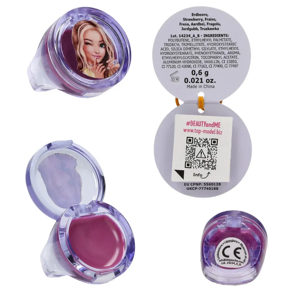 TOPModel Lipgloss ring GLOW TO GO asst