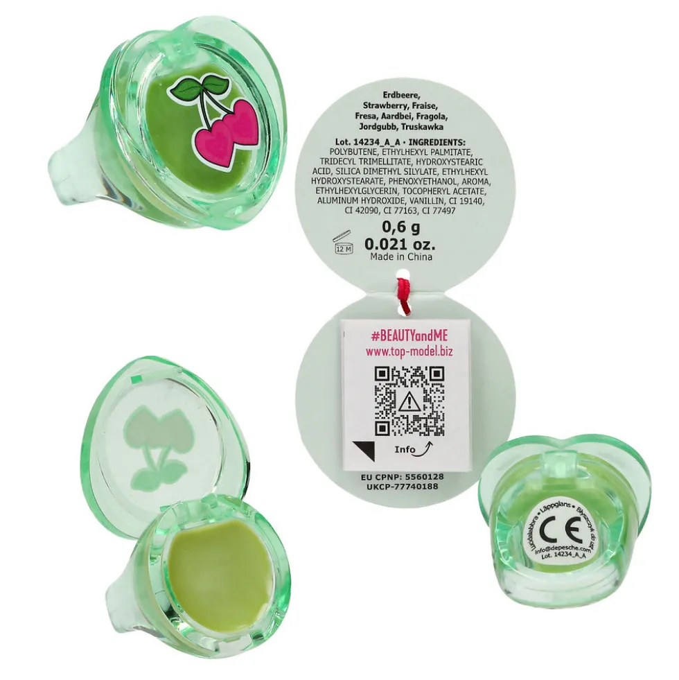 TOPModel Lipgloss ring GLOW TO GO asst
