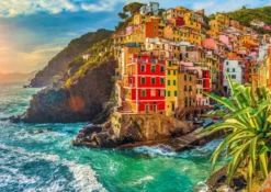 Town of Riomaggiore Italy 1000 brikker