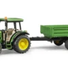 Traktor Bruder John Deere 5515M med tipvogn
