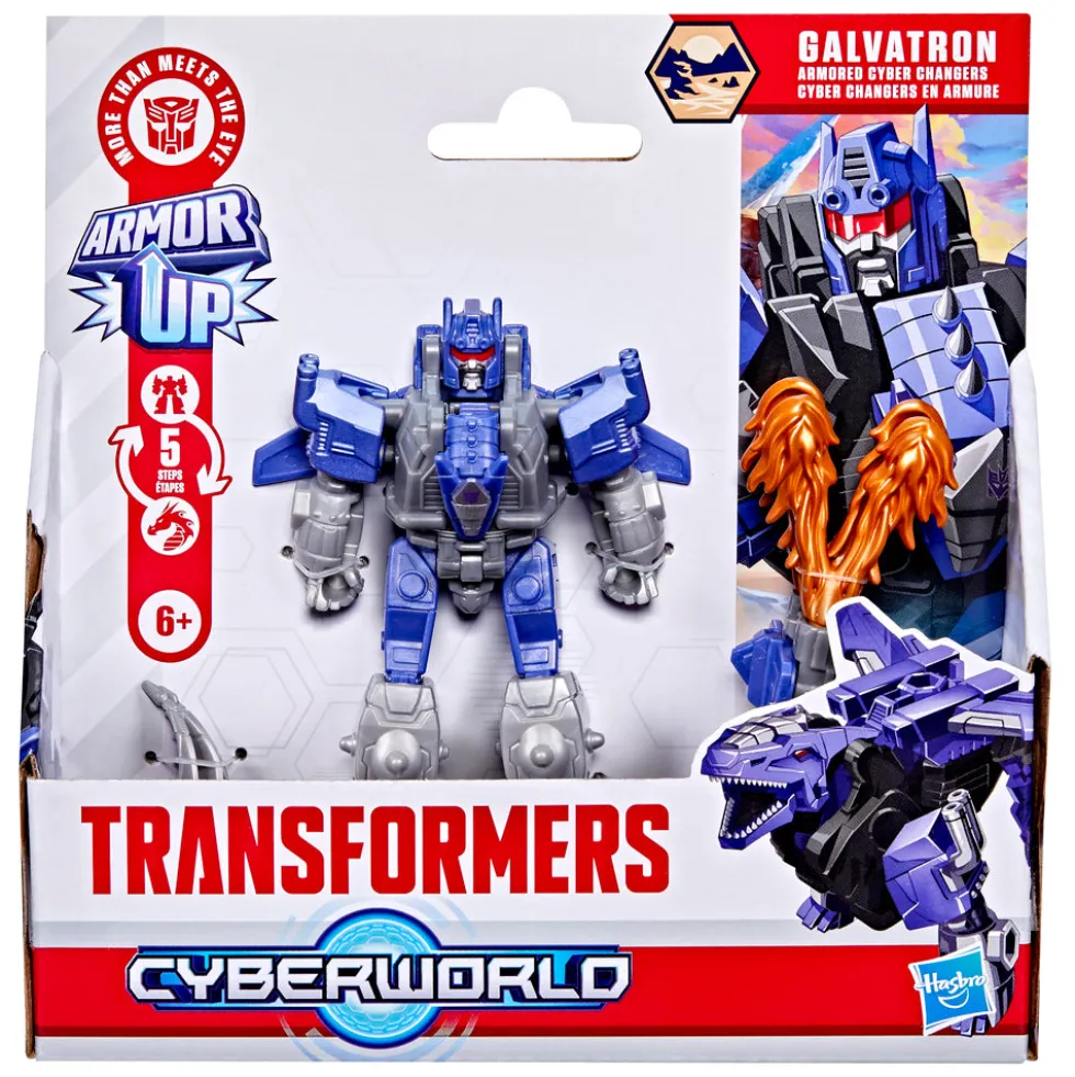 Transformers cyberworld armored cyber change ass
