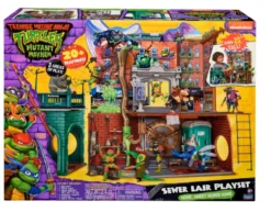 Turtles Mutant Mayhem Large Playset Sewer Lair Dlx