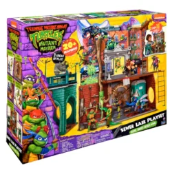 Turtles Mutant Mayhem Large Playset Sewer Lair Dlx