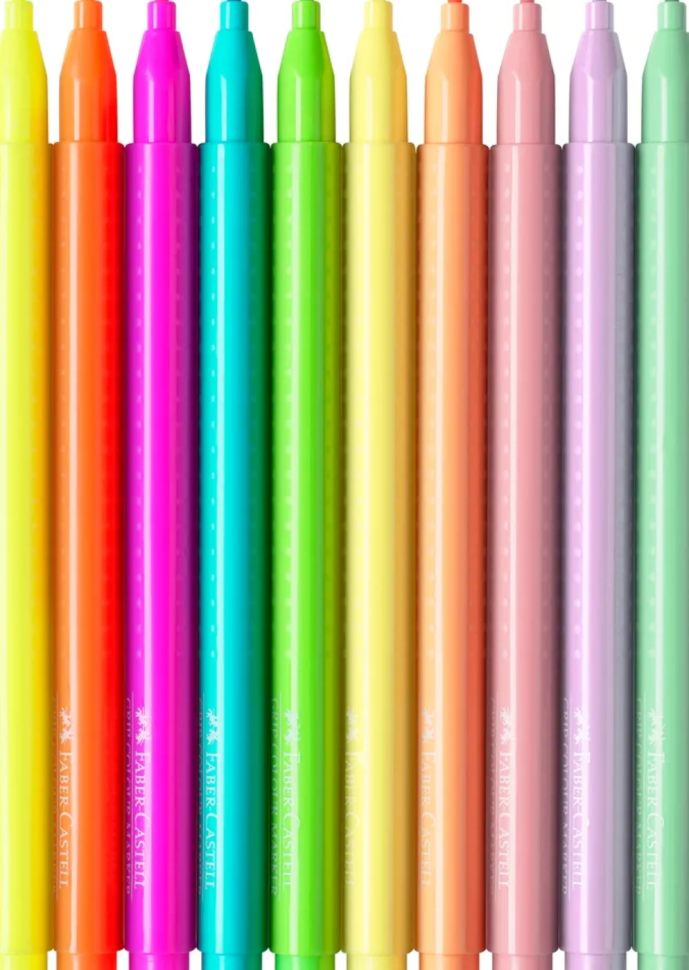 Tusser grip Faber-Castell 10 stk 5 neon 5 pastel