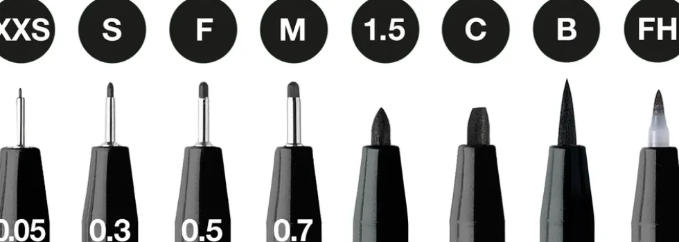 Tusser Pitt Artist Pen Sort 8 Ass
