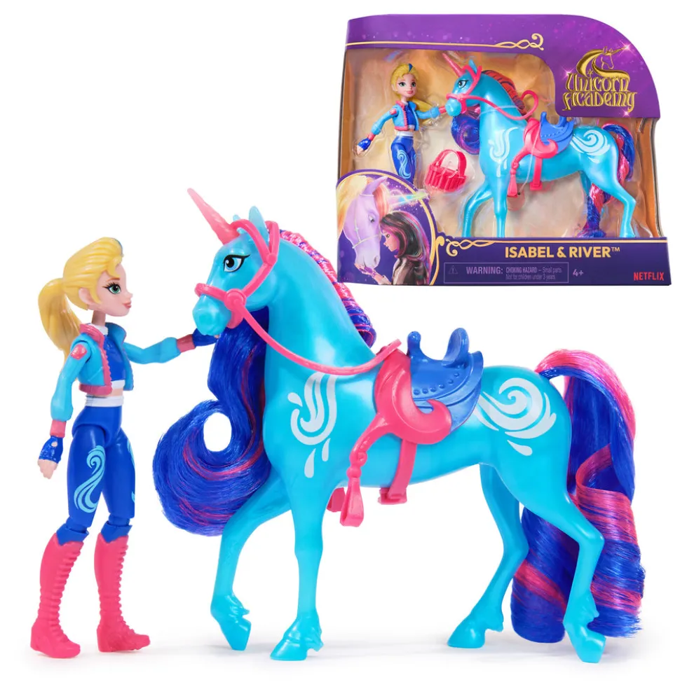 Unicorn Academy Dukke & Enhjørning ass.