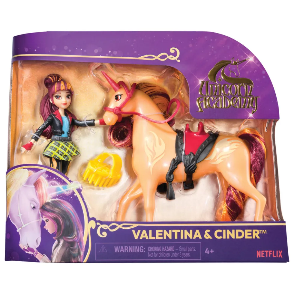 Unicorn Academy Dukke & Enhjørning ass.
