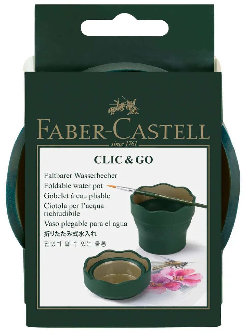 Vandkop Faber-Castell clic&go grøn