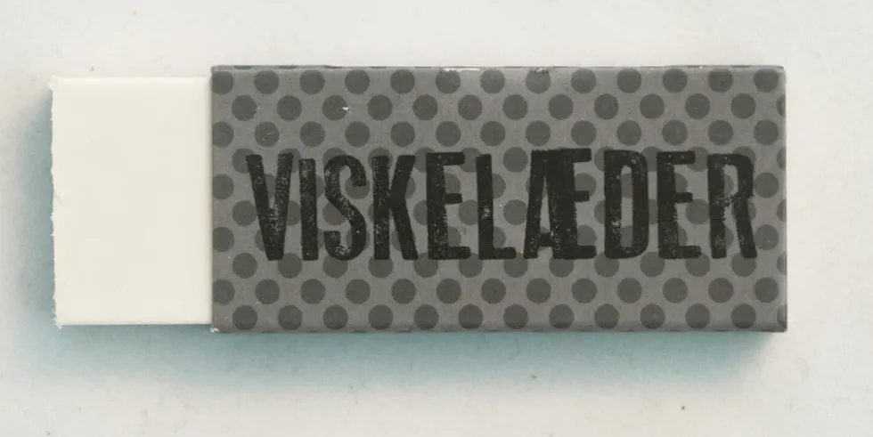 Viskelæder Relief stor basic