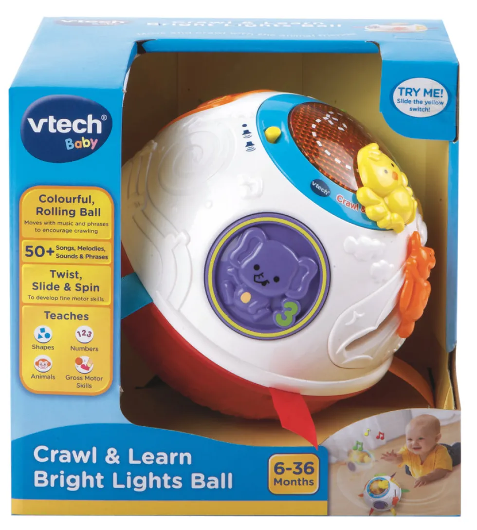 Vtech Baby kravle- og lærebold DK