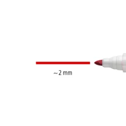 Whiteboardmarker Staedtler rød 2mm.