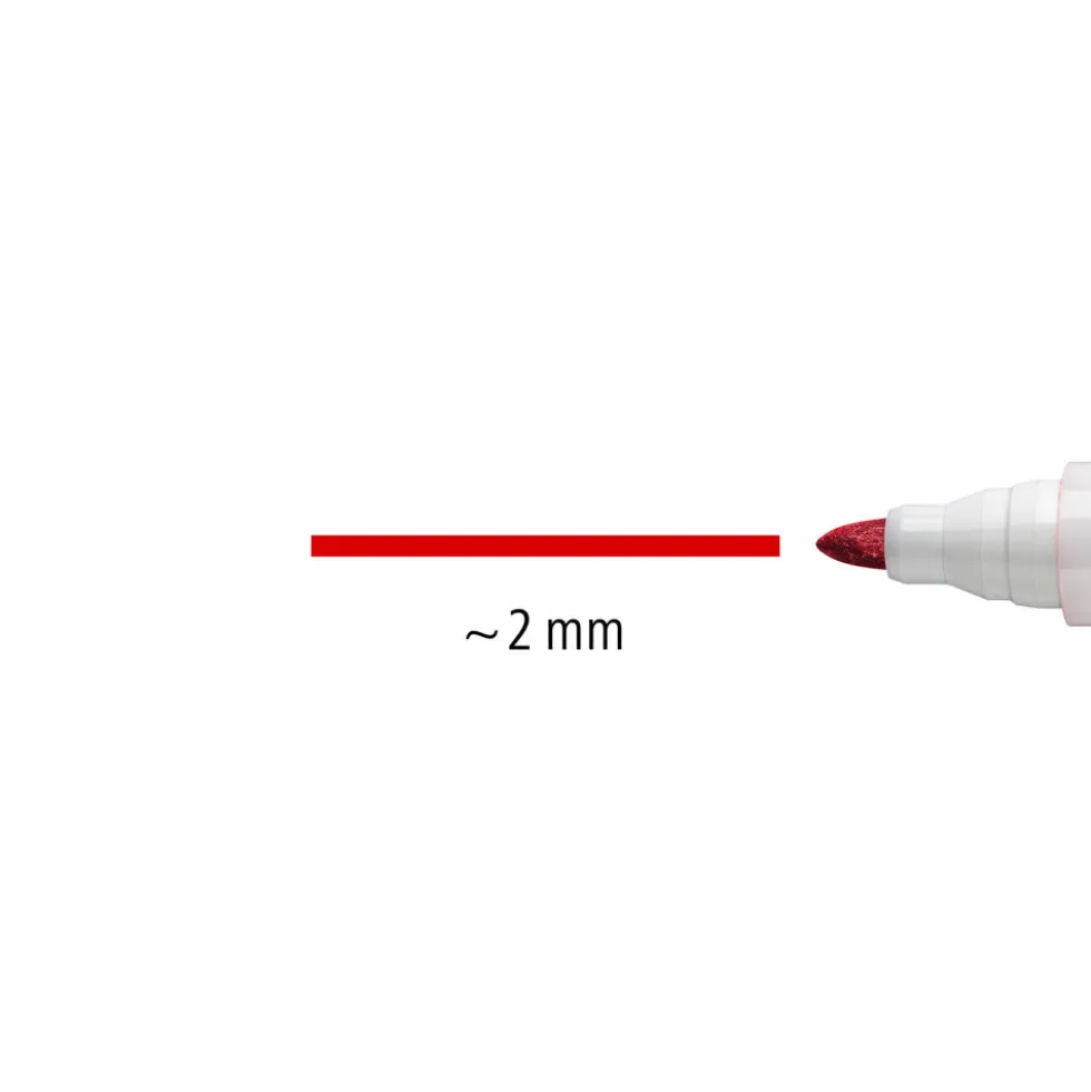 Whiteboardmarker sæt Staedtler lumocolor 6 ass farver 2 mm