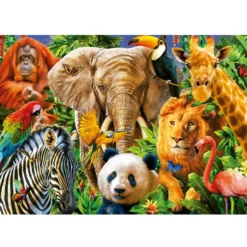 Wild Animal Collage 500 brikker