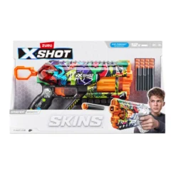 Xshot skins griefer blaster med 12 darts ass